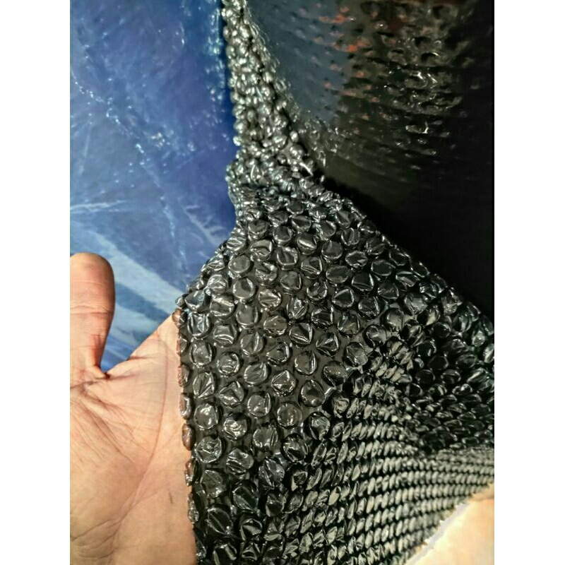 

bubble wrapp hitam & bening