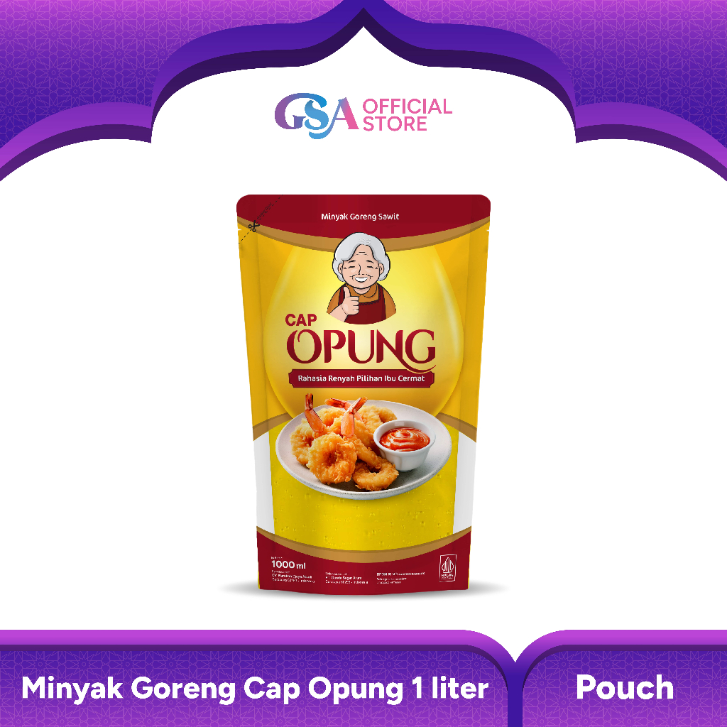 

Minyak Goreng Cap Opung 1 Liter Kemasan Pouch
