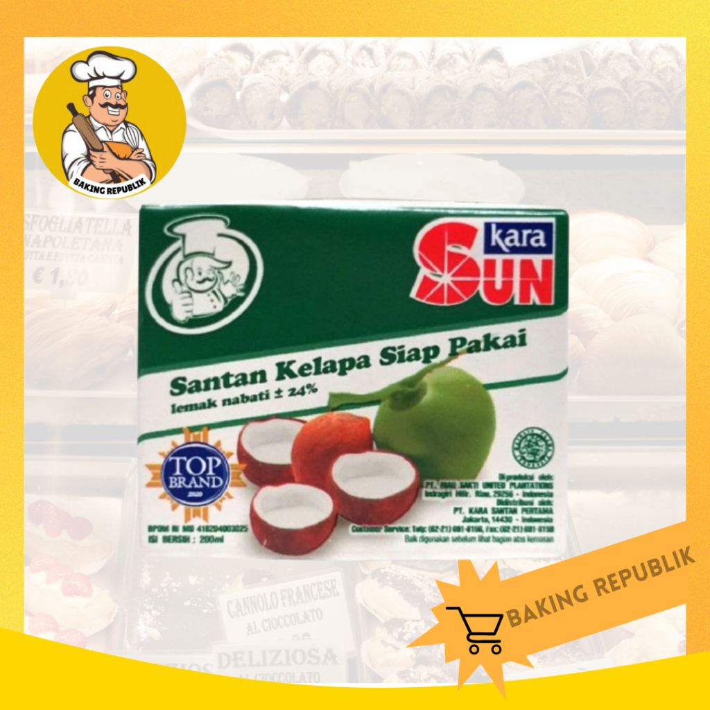 

Sun kara 200ml / Santan Cair Kara / Sun Kara santan cair 200ml