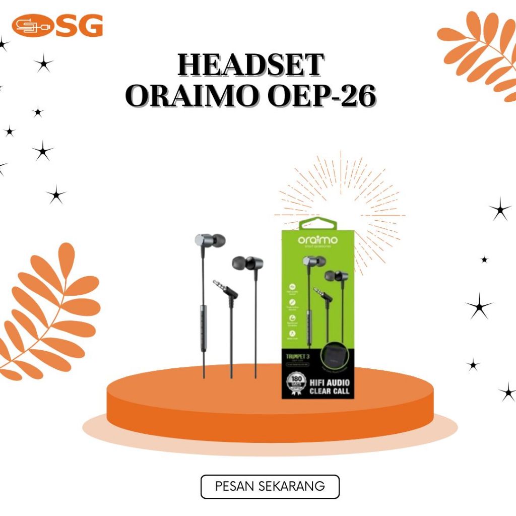 HEADSET ORAIMO OEP-E26, OEP-E40