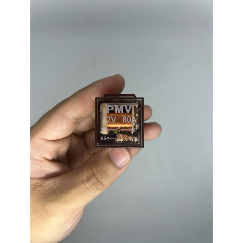 Relay 4 Kaki 12V 80A Indikator Lampu untuk Klakson Aksesoris Kendaraan — 7
