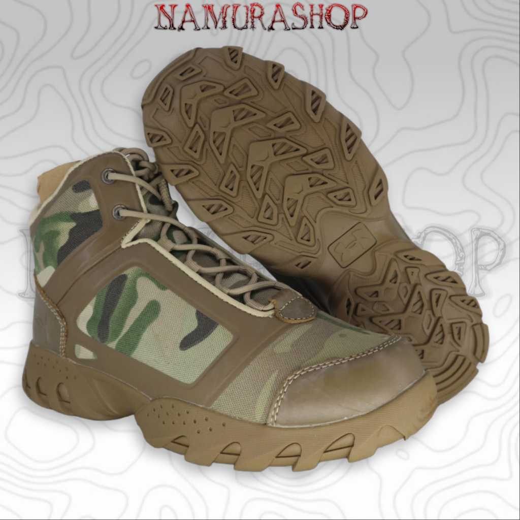 [Sepatu UA 595 MK] Sepatu pria 6 ins sepatu boots pria sepatu naik gunung sepatu outdoor pria pendek
