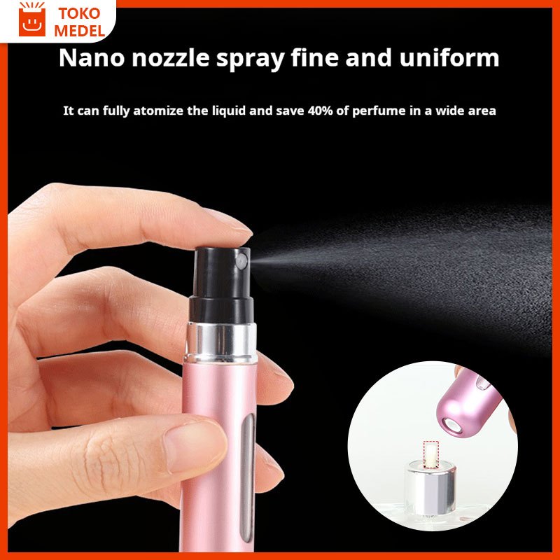 Botol semprot parfum portabel botol parfum perjalanan botol sub-botol botol semprot sampel lotion