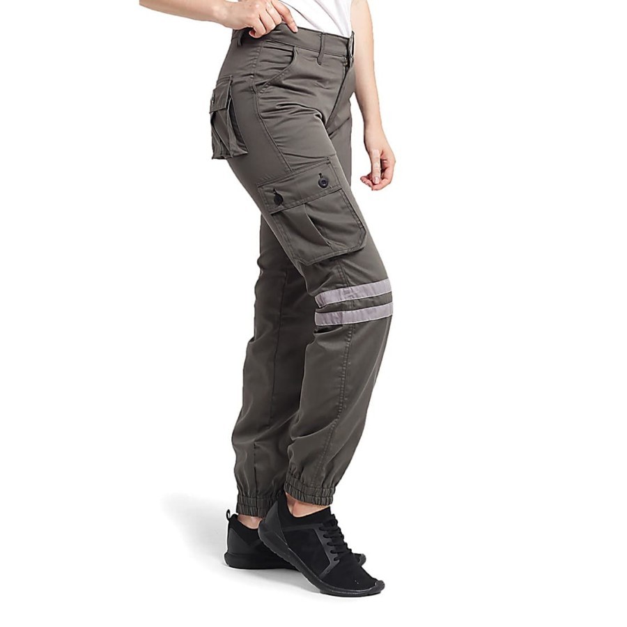 LEONA PDL Celana Wanita Cargo Panjang Outdoor Gunung Casual Style Cewek Modis