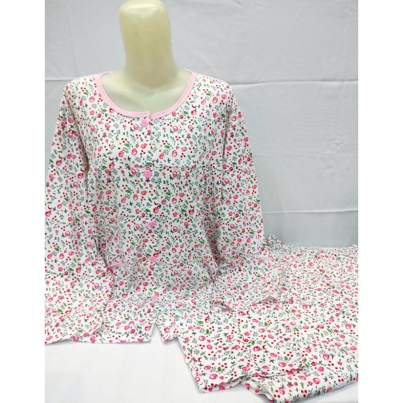 BKH XXL(2L) Kancing Full Kaos St.Piyama Celana Panjang-Tangan Panjang