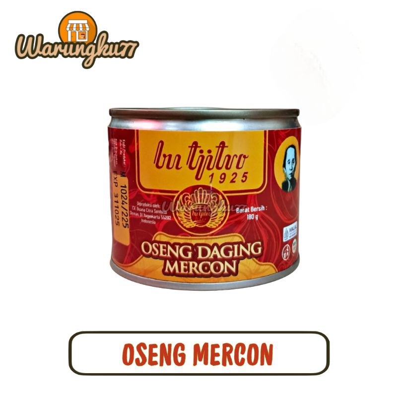 

Oseng Daging Mercon Bu tjitro 1925 [180 g]-Makanan Khas Jogja -Promo Packing Free Bubble wrap
