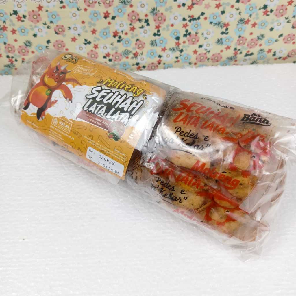 

Lezatoz_Genz Kripik Molreng Seuhahlatalata Camilan Pedas Isi 11 Pcs (Free Packing Kardus)