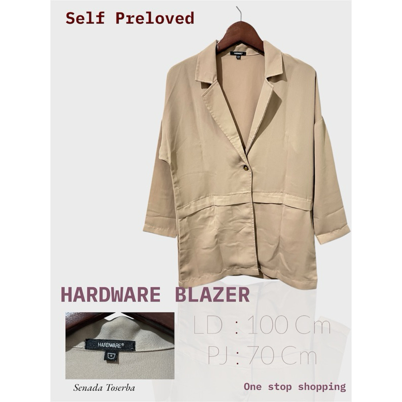 [Preloved] Hardware Blazer - Baju Daily - Atasan Wanita - Blazer