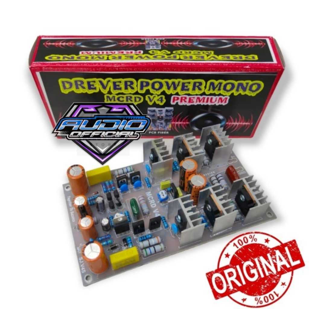 Kit Driver MCRD V4 Power Amplifier Mono Low Sub