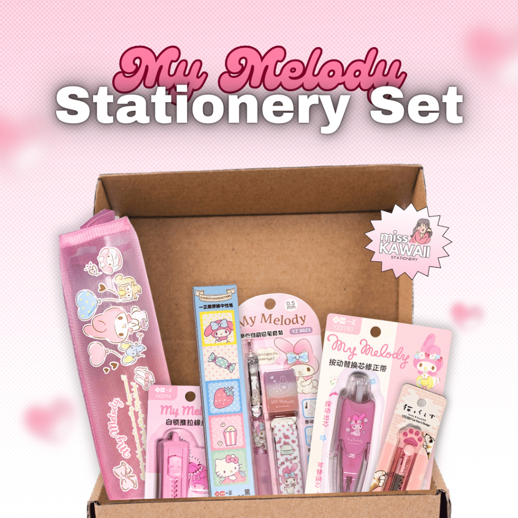 

My Melody Stationery Set/ Set ATK/ Gift Set/ Kado Ulang Tahun Cewek/ My Melody