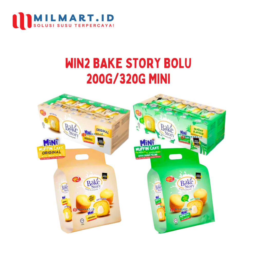 

BAKE STORY MINI BOLU WIN2 10PCS/16PCS MUFFIN CAKE WIN WIN