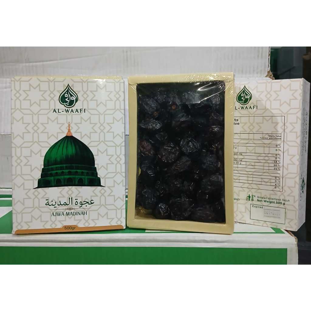 

RB Kurma Madinah Ajwa AL-WAAFI 500gram - PREMIUM QUALITY