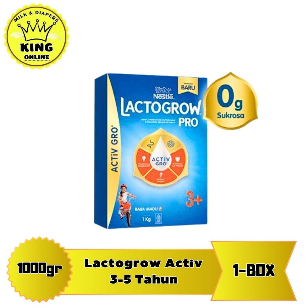 

Lactogrow 3+ Madu/Vanila 1kg/king.online