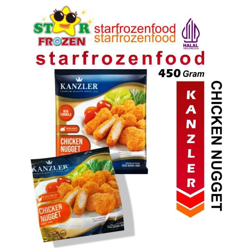 

KANZLER CHICKEN NUGGET 450 GRAM ORIGINAL / KANZLER NAGET AYAM