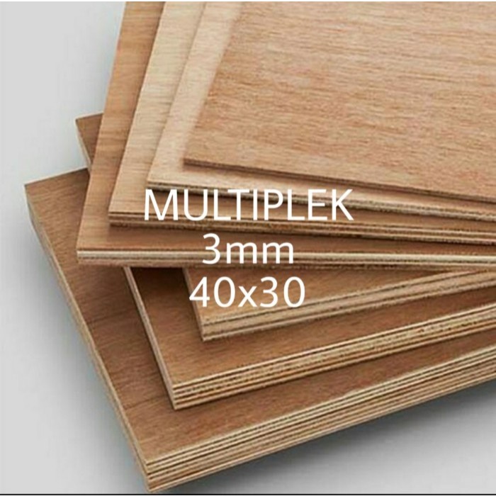 Multiplek / Triplek  3mm (40x30)cm, plywood 3mm
