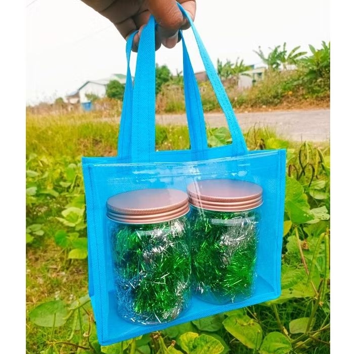 

Tas Ultah Mika mix Spunbond P.20 L.10 T.20 HWRI Biru
