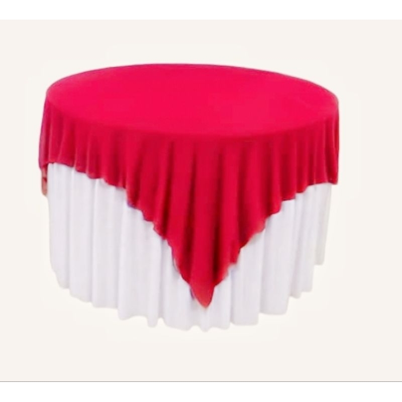 BIG SALE Paket taplak meja bundar dan runner meja bahan katun