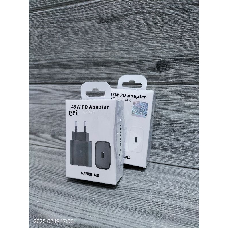 Adapter / Kepala Charger Samsung Type C 45 Watt Ori