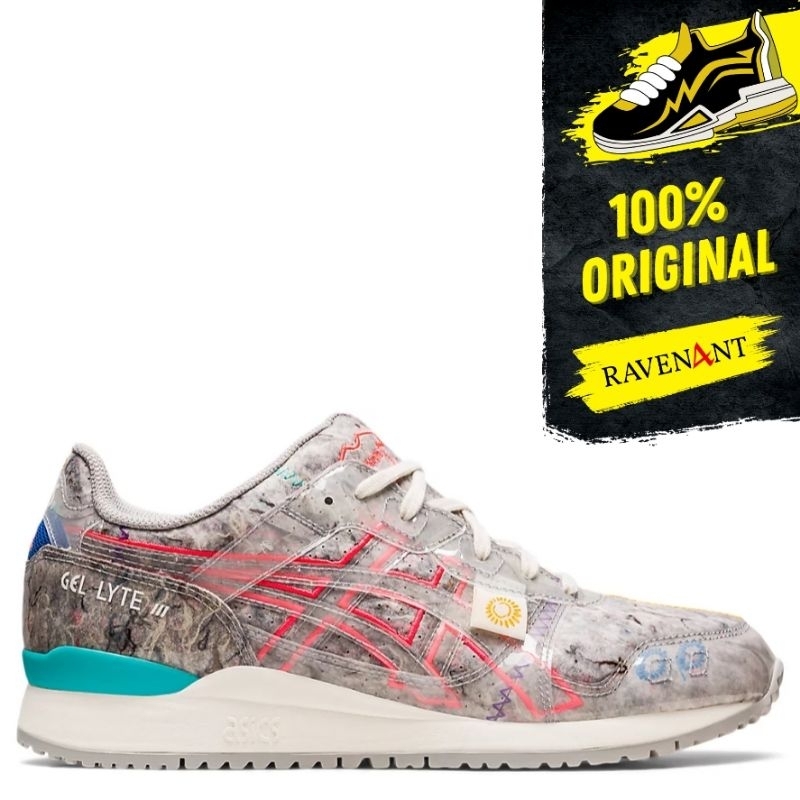 ASICS Gel-Lyte III OG Recycle Felt Oyster Grey ORIGINAL - Sepatu Sneakers Pria