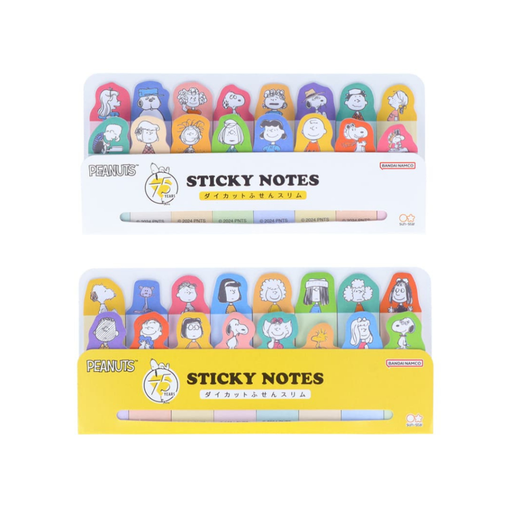 

Sticky Note Peanuts Snoopy 75th Anniversary Woodstock Penanda Halaman Bookmark Limited Edition