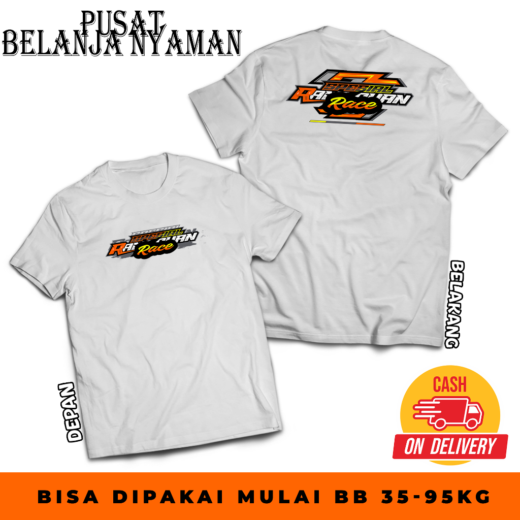 KAOS DEWASA SPECIAL RAMADAN RACE  - TSHIRT DISTRO SPECIAL RAMADAN RACE - BISA COD