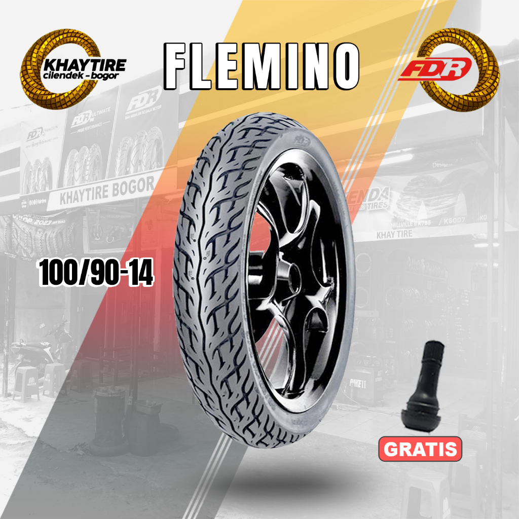 Ban Belakang Motor Lexi FDR FLEMINO 100/90 Ring 14 Tubeless