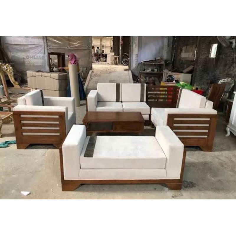 kursi kayu ruang tamu /kursi tamu minimalis/ sofa ruang tamu / kursi kayu jati