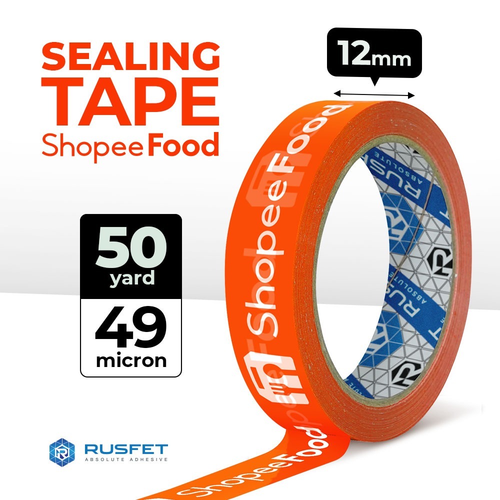 

Lakban SHPFOOD|Isolasi Printing Online Food 12mm x 50yard Termurah