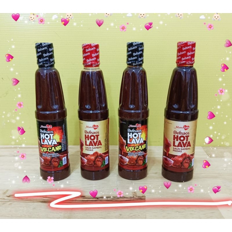 

SAUS HOT LAVA 320GR/HOT LAVA VOLCANO 310GR/ DELISAOS HOT LAVA