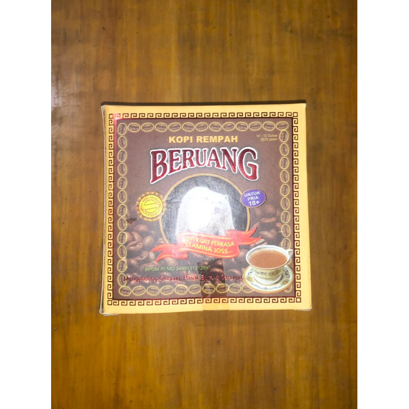 

[ Ready Stok ] KOPINYA PRIA PERKASA - BERUANG ASLI