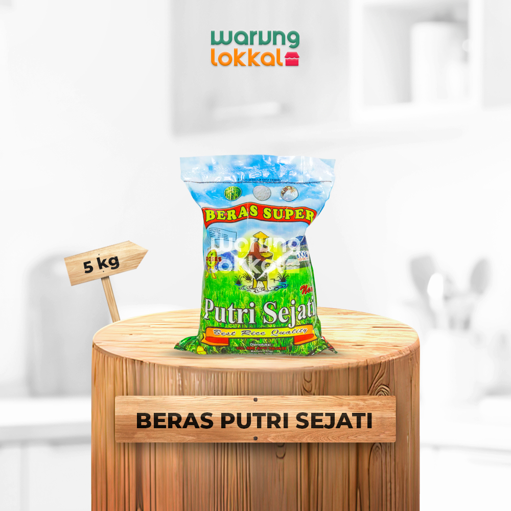 

Beras Putri Sejati 5kg - Warung Lokkal