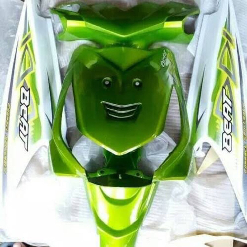 BODY BEAT KARBU HIJAU MUDA STRIPING DAN HIJAU BOTOL POLOS