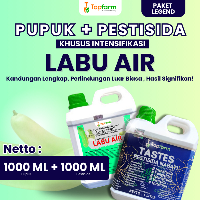 Pupuk Topfarm / Pupuk Labu Air Terbaik / Pupuk Labu Air Cair / Pupuk Untuk Lab Air / Pupuk Booster B