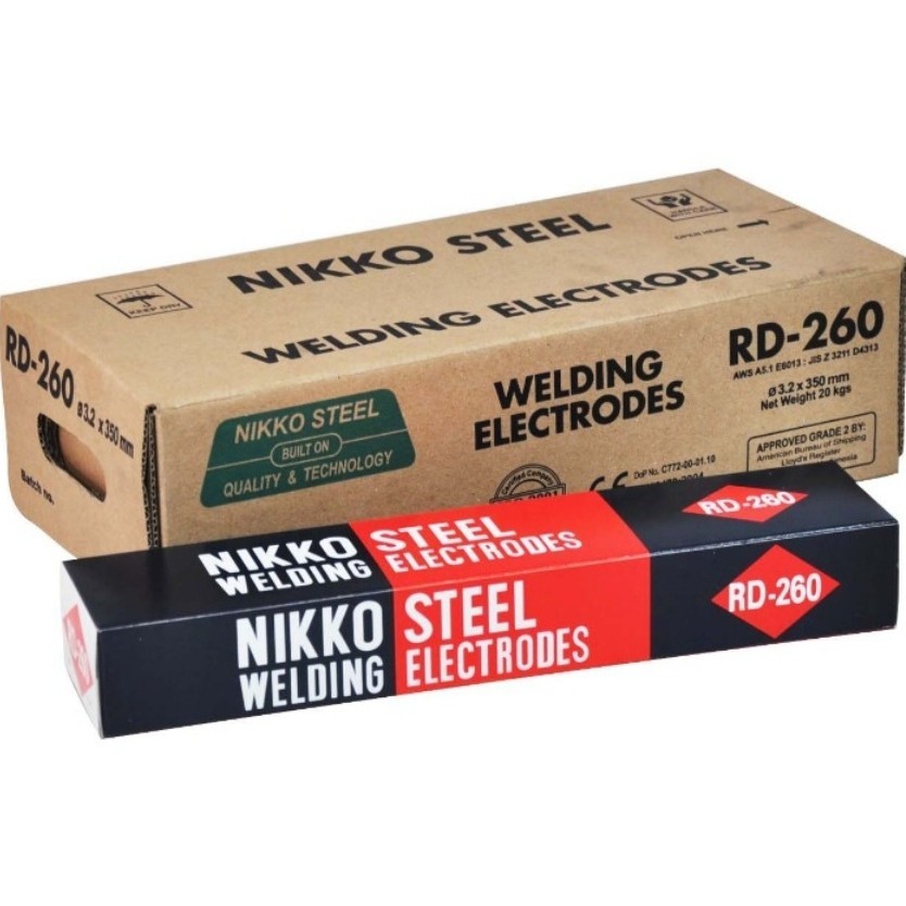 KAWAT LAS NIKKO STEEL RD 460 2,6 MM @1 KG Nikko Steel Welding Electrodes