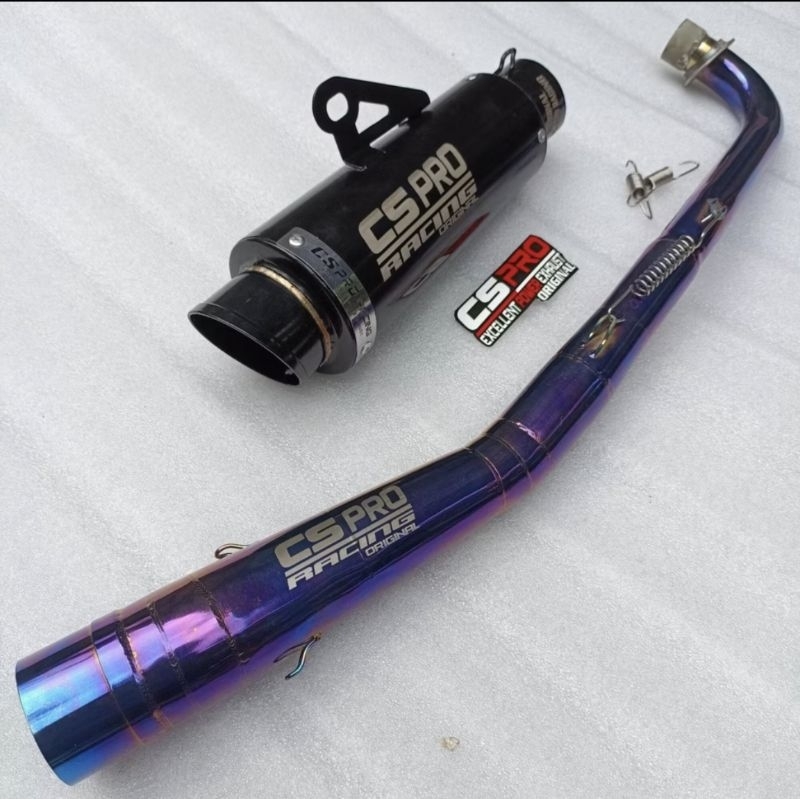 Knalpot Cs pro Original Knalpot Racing Supra x 125 Jupiter z vega R /zr blade Revo fit Revo Absolut