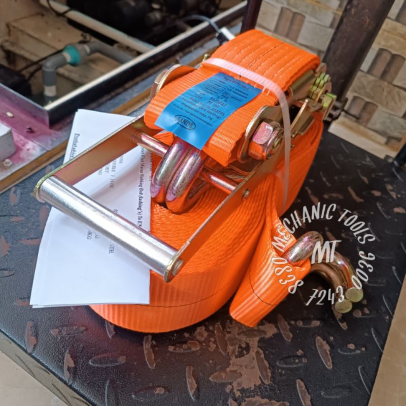 track belt cargo Lashing 3" 10 meter 15 meter Sands ratchet tie down 10 Ton