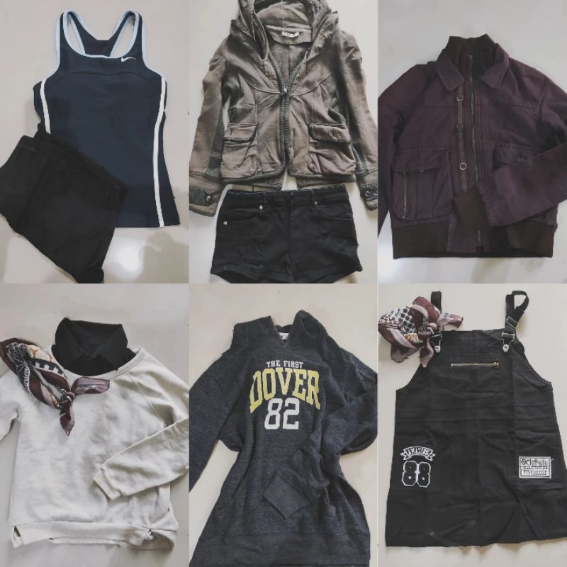 vintage acubi preloved set outfit jacket sweater dress