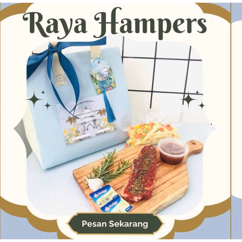 

Hampers Lebaran Steak Instant / Sameday Tanpa PO, (hampers steak , bento , eggroll, shrimp roll , gyoza ,siap masak , hampers idul fitri , eid ramadhan hampers , kado gift)