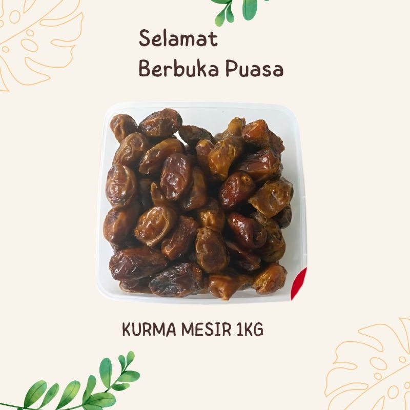 

Kurma Mesir 1 KG Premium Legit Lembut Daging Tebal