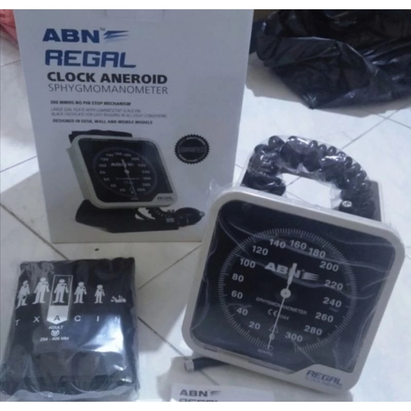 Tensimeter ABN Regal Wall Clock Aneroid