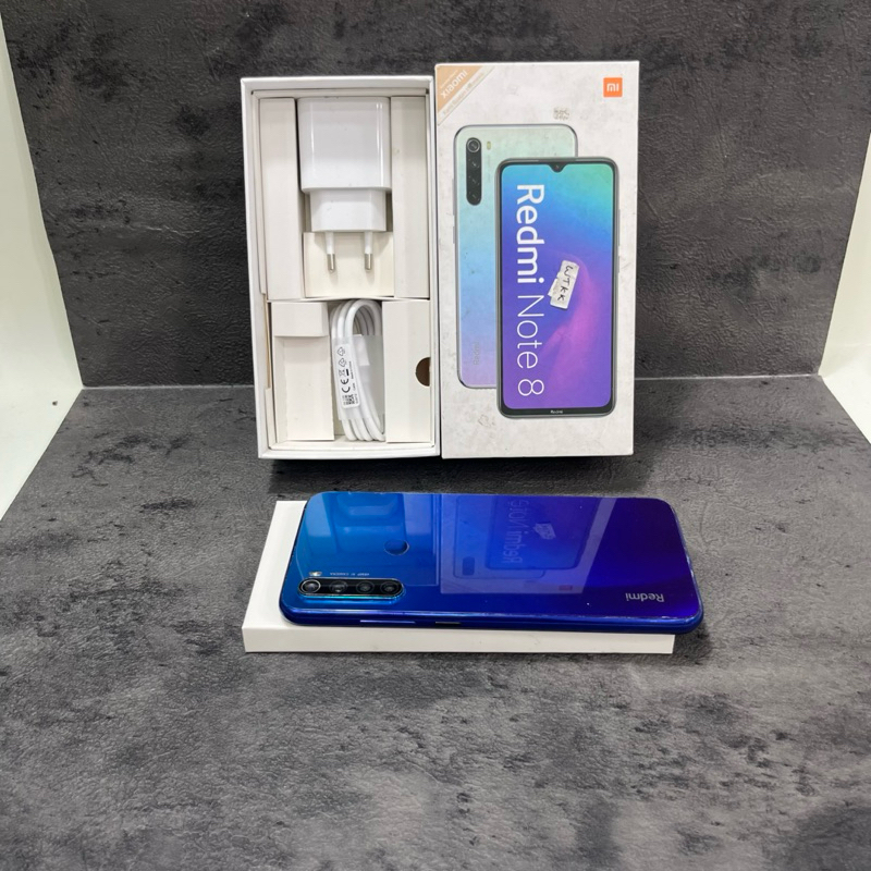 Redmi Note 8 3/32gb Fullset Second Garansi Resmi