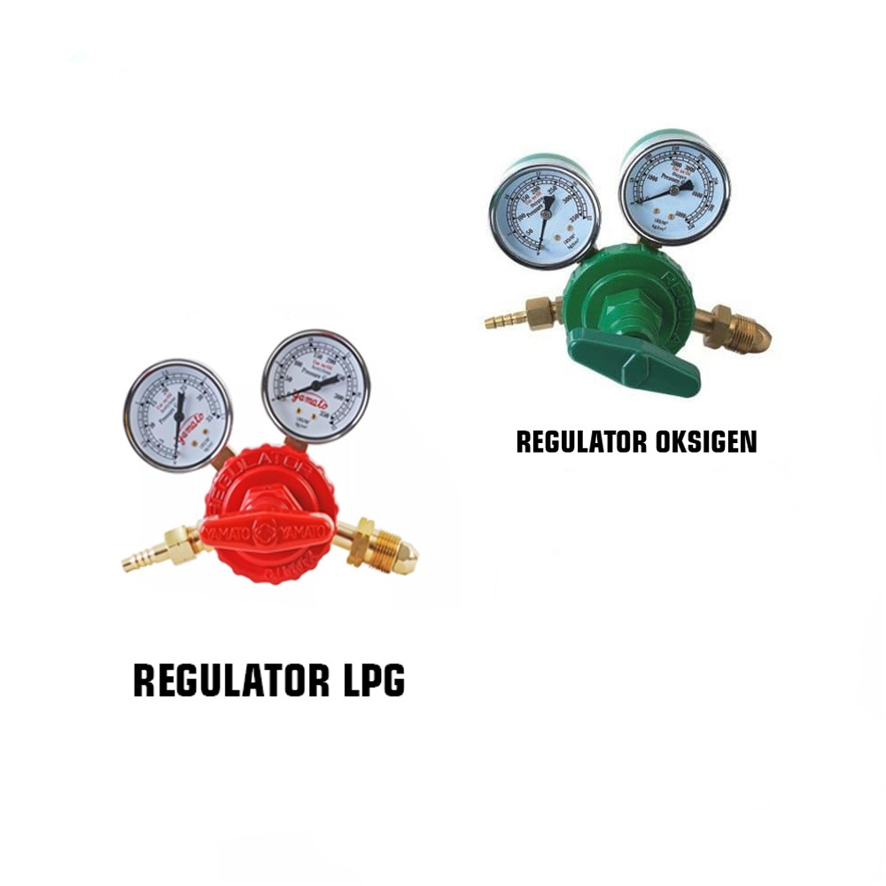 PAKET YAMATO REGULATOR LAS POTONG/ BLANDER LAS/ REGULATOR OKSIGEN + LPG/ PROPANE