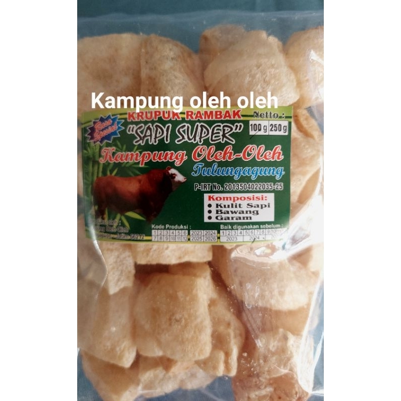 

Krupuk rambak sapi kotak 100gram