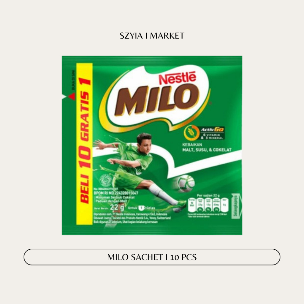 

MILO SACHET 10 PCS I SUSU BUBUK MILO