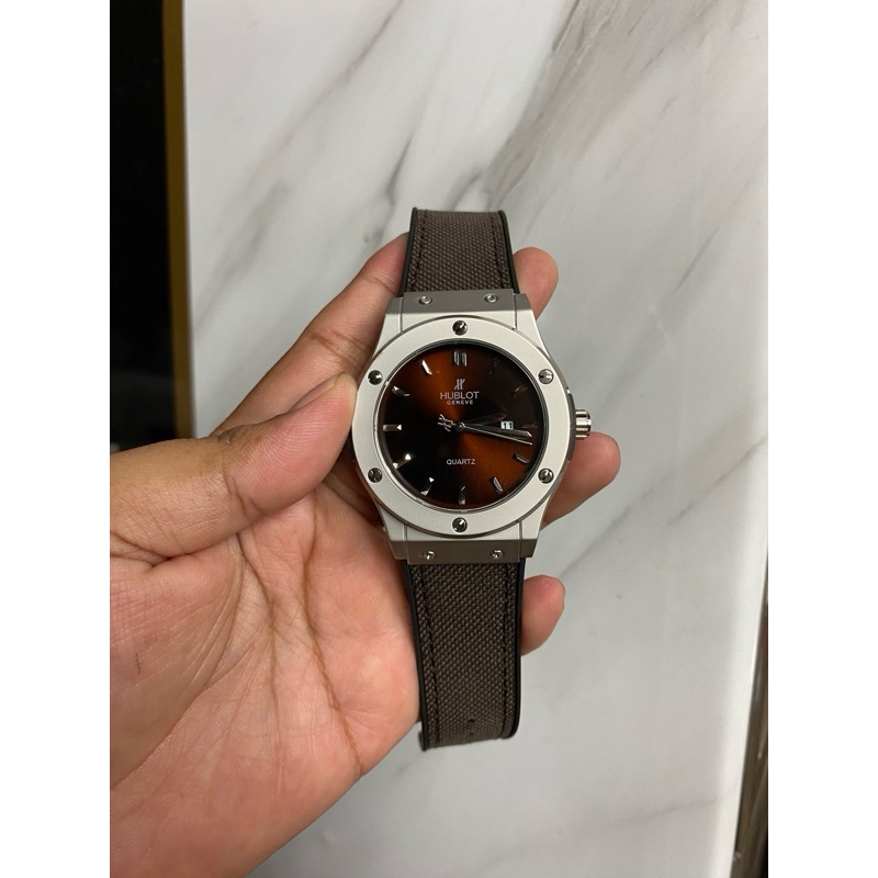 Jam Tangan Pria Hublot Strap Kanvas