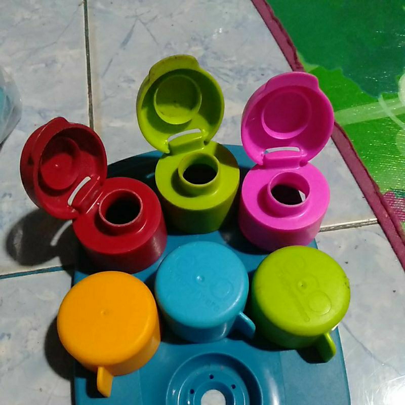 second tutup botol 1L flip/ulir tupper ware
