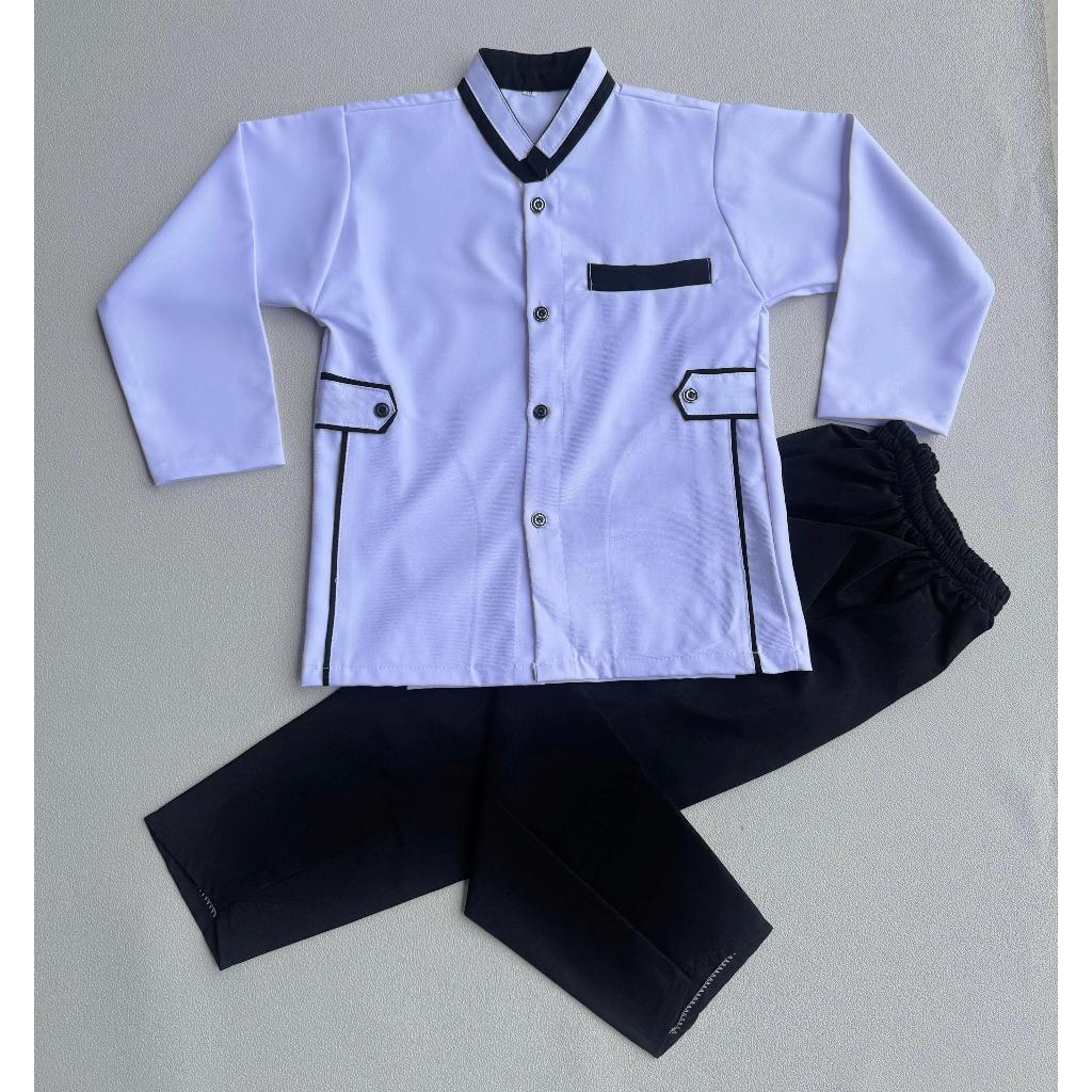 Jasko anak laki laki / setelan baju koko anak umur 4-12th model kerah dobel