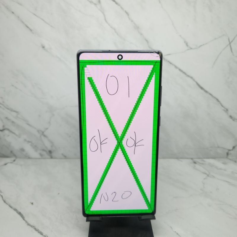 LCD Samsung Note 20 N980F Original Sein Copotan Minus