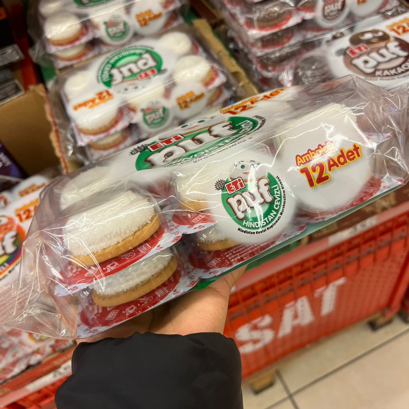 

Eti Puf Turki Biskuit Marshmallow | Marshmallow Biscuit Turkey | Jajanan Snack Turki | Oleh-Oleh Turki