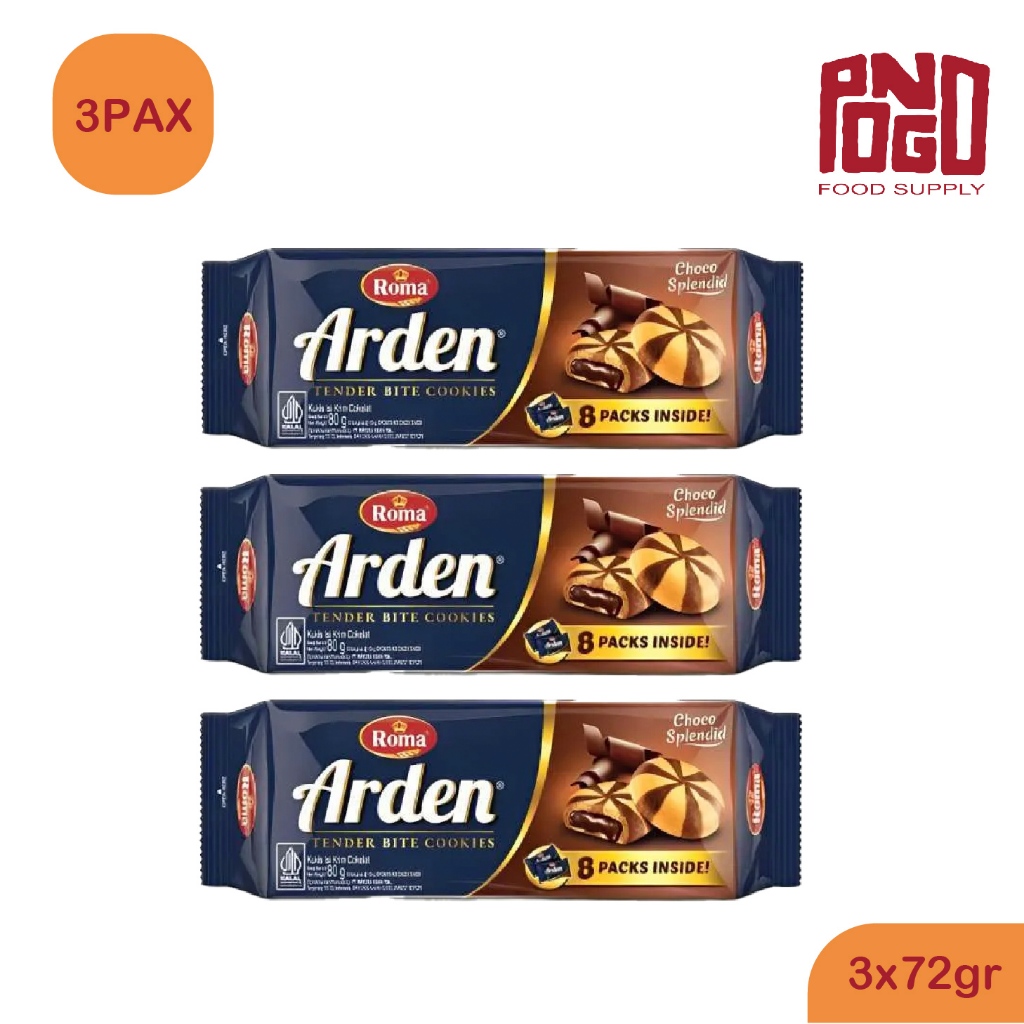 

Roma Arden Biskuit Coklat 3x72gr